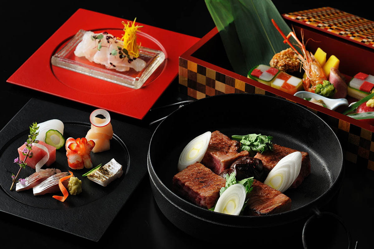 Kaiseki meal in Japan