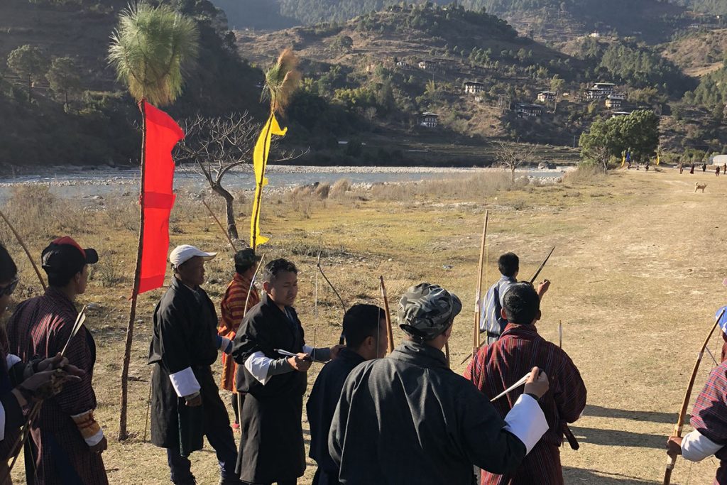A Morning of Archery in Bhutan