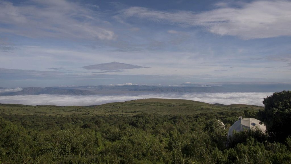 Walking in the Ngorongoro Highlands