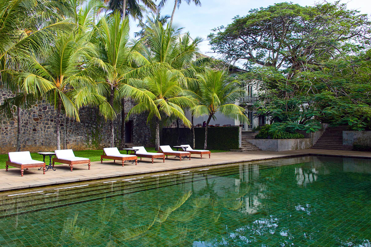 Swimming Pool at Amangalla, Gall Sri Lanka