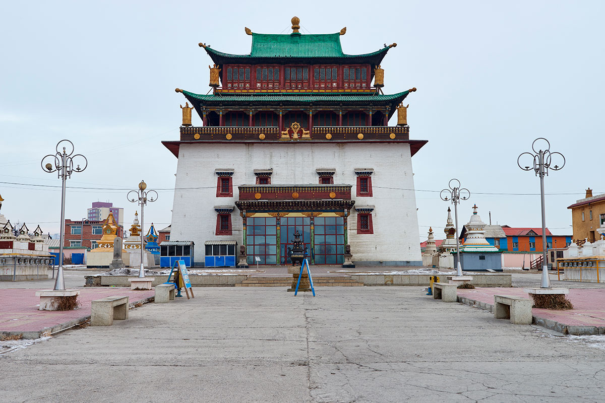 Gandan Monastery Ulannbaatar Mongolia