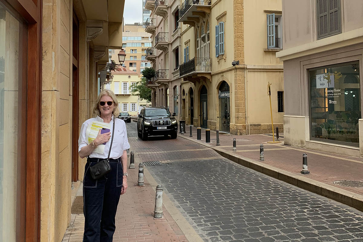 Henrietta Loyd exploring old town Beirut - travel to Beirut