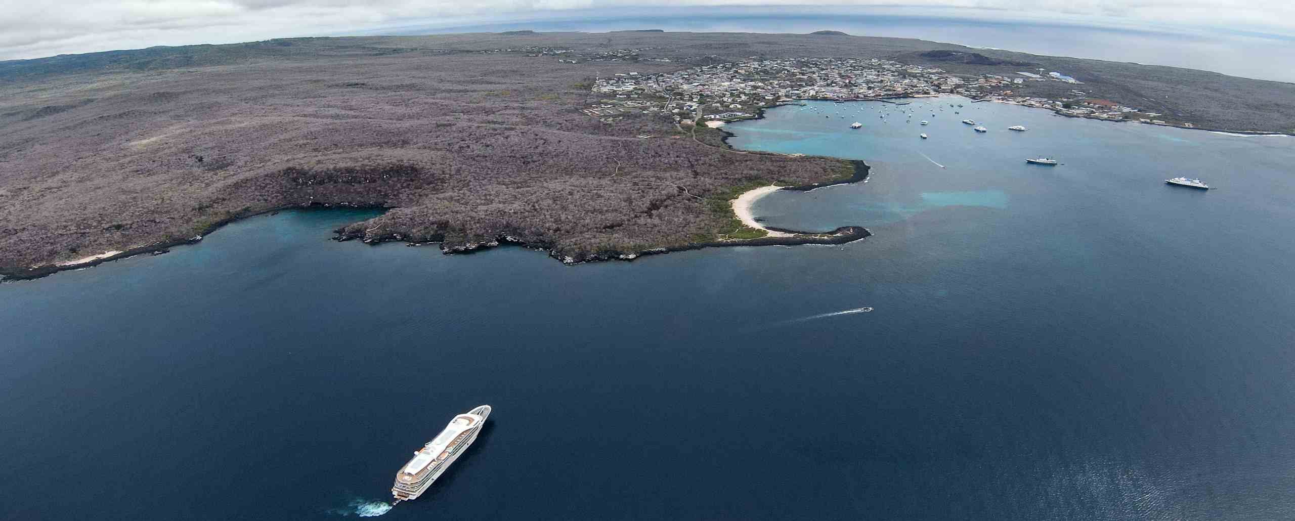 All aboard the Silver Origin, the largest ship sailing the Galapagos