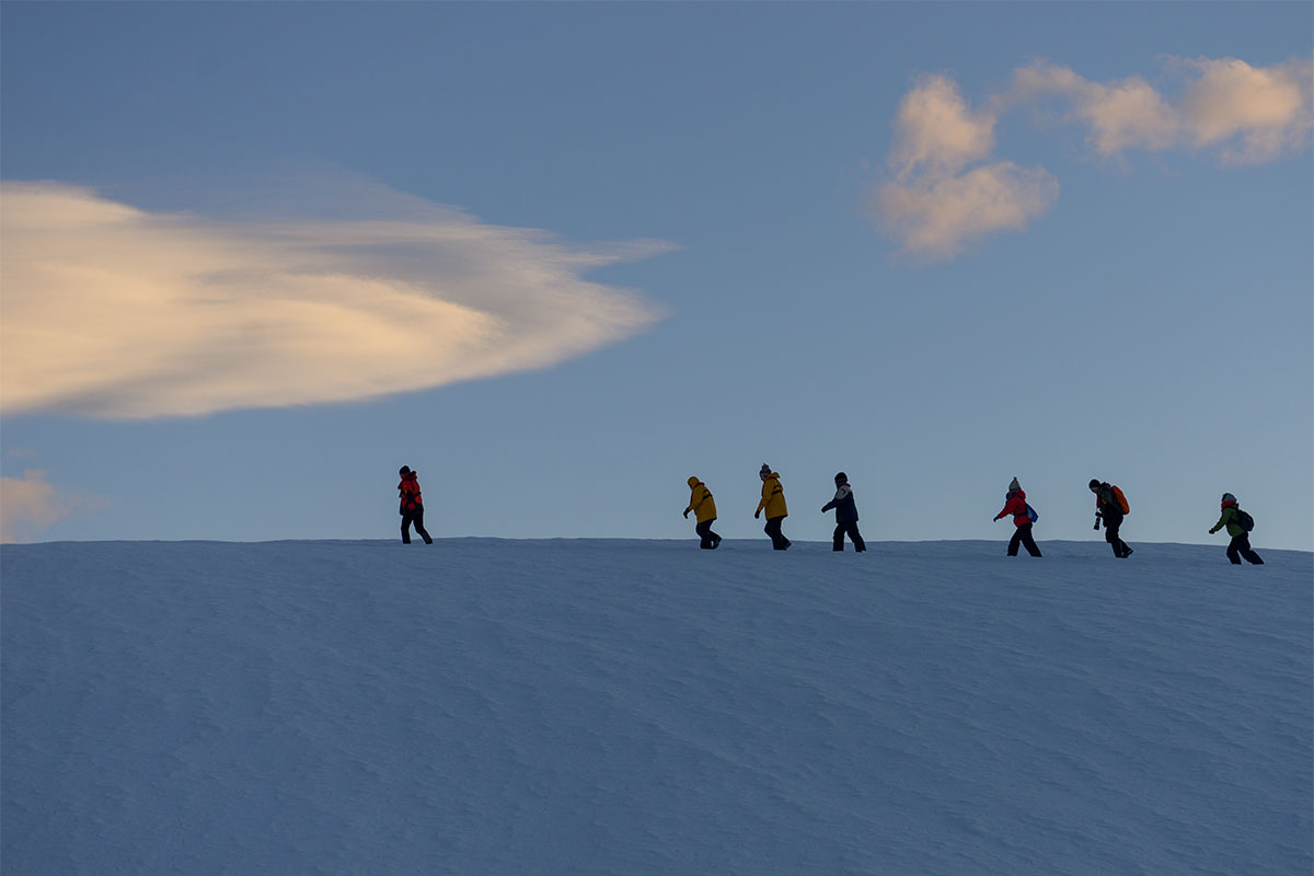 Hiking in The Antarctic Cirlce