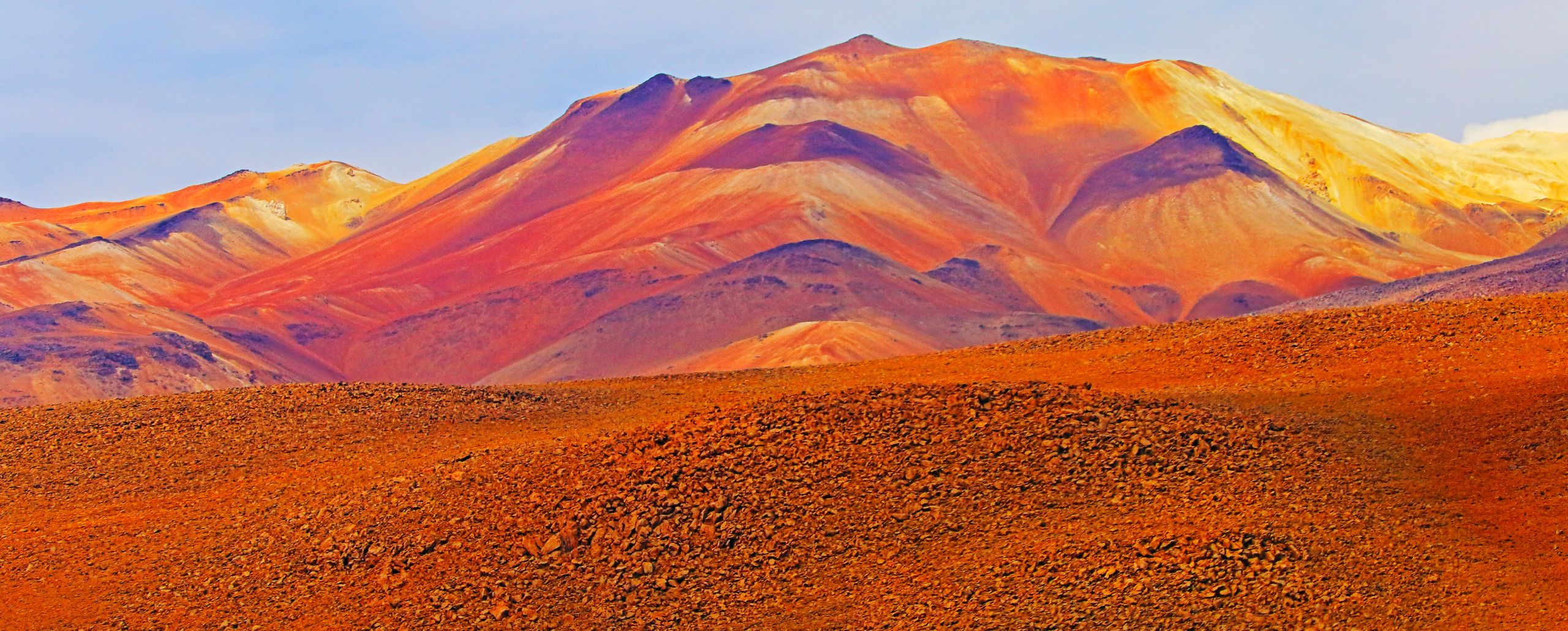 Rainbow mountains Northwest Argentina
