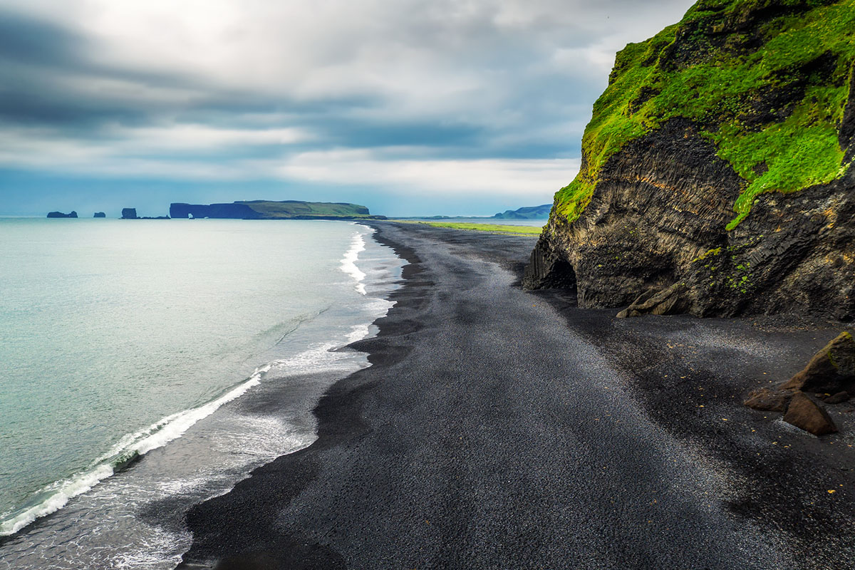 Reynisfjara black sand beach in south Iceland, How best to spend a week in Iceland