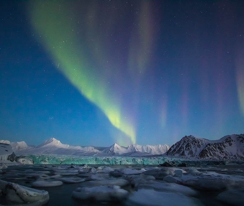 September, Northern Lights in Greenland, Polar Region Seasons