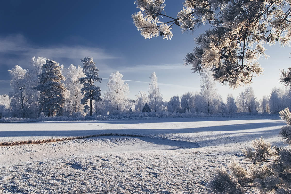 Sweden Winter landscape