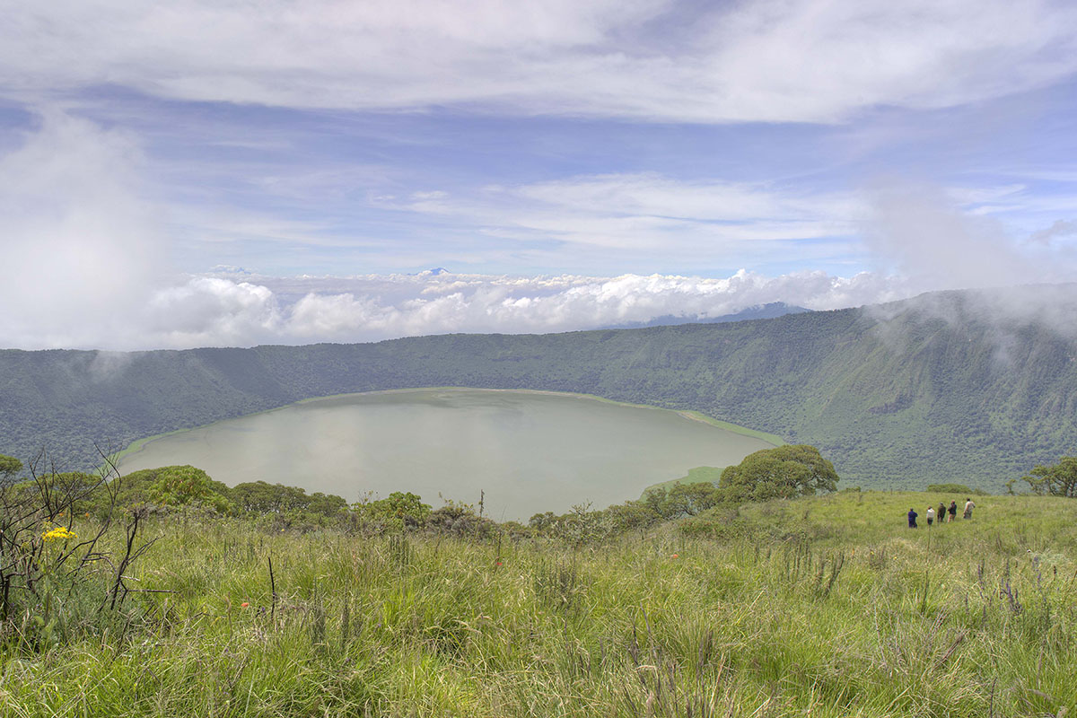 Walking in the Ngorongoro Highlands