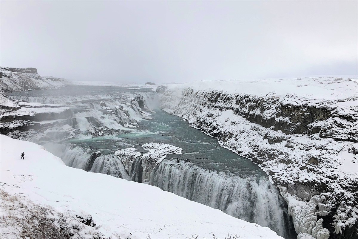 Gullfoss waterfall not to miss when you explore Iceland