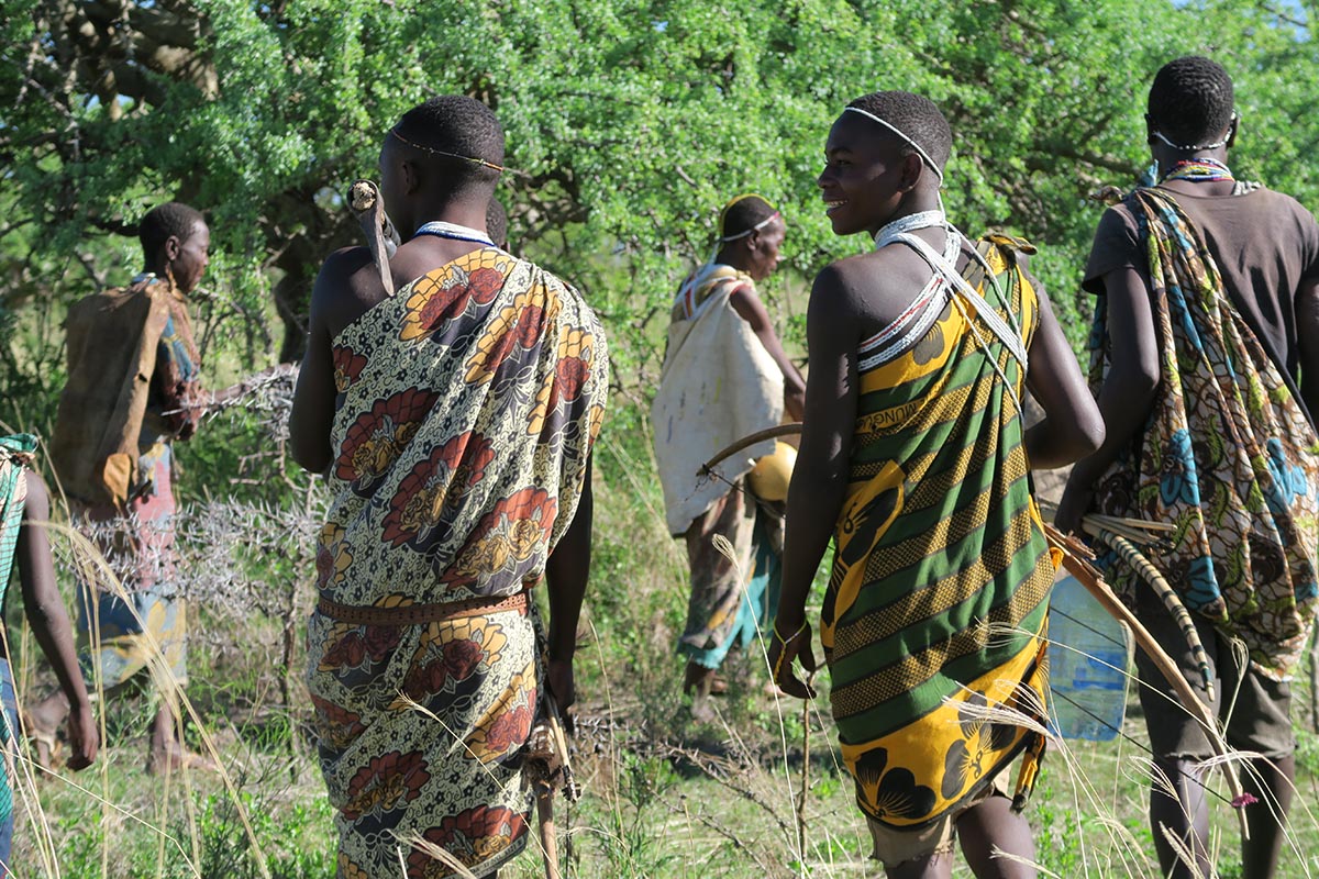 A MORNING WITH THE HADZABE BUSHMEN