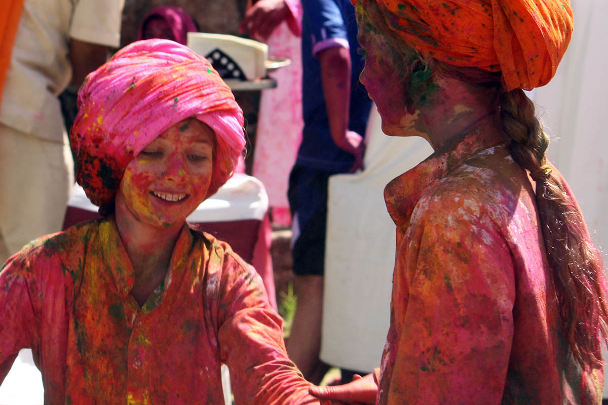 Holi Festival in India with your family