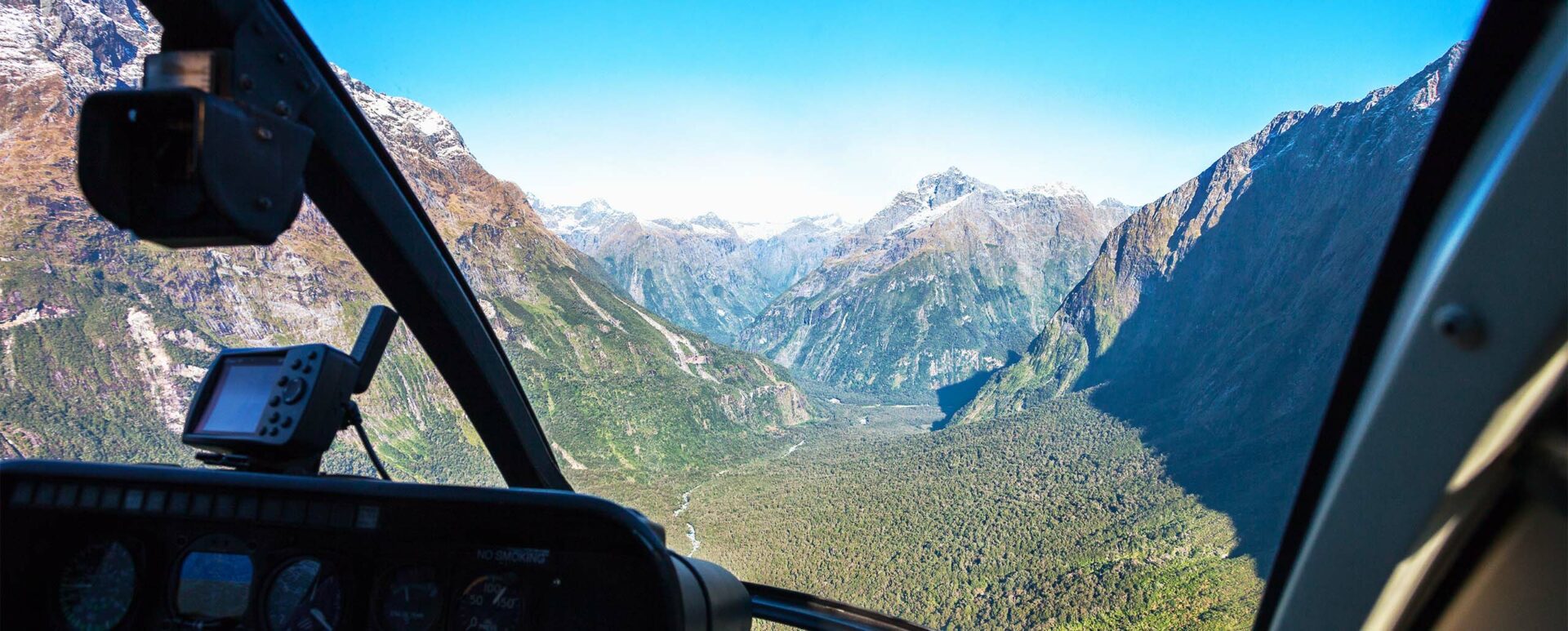 Helicopter Flight over Mount Aspiring National Park