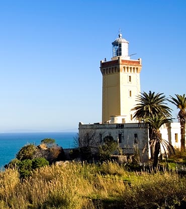Morocco 10 day itinerary: lighthouse in Tangier