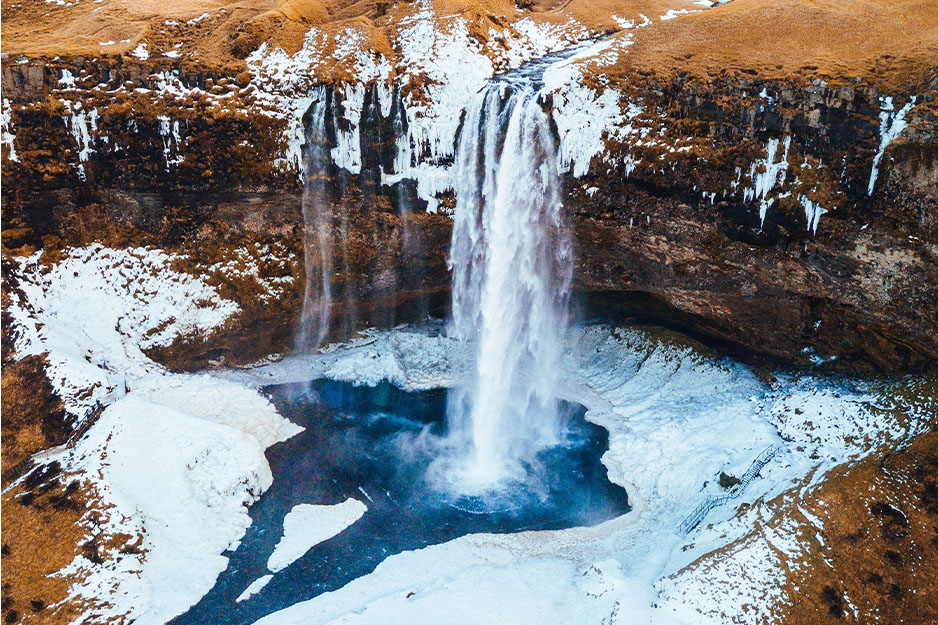 One of the best places to go for spring break is Iceland