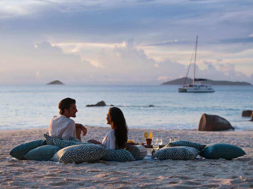 Beach Cocktails, Raffles, Praslin, Seychelles