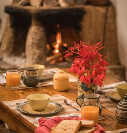 Dinner table, kentitambo, Amazonas Region, Nortern Peru