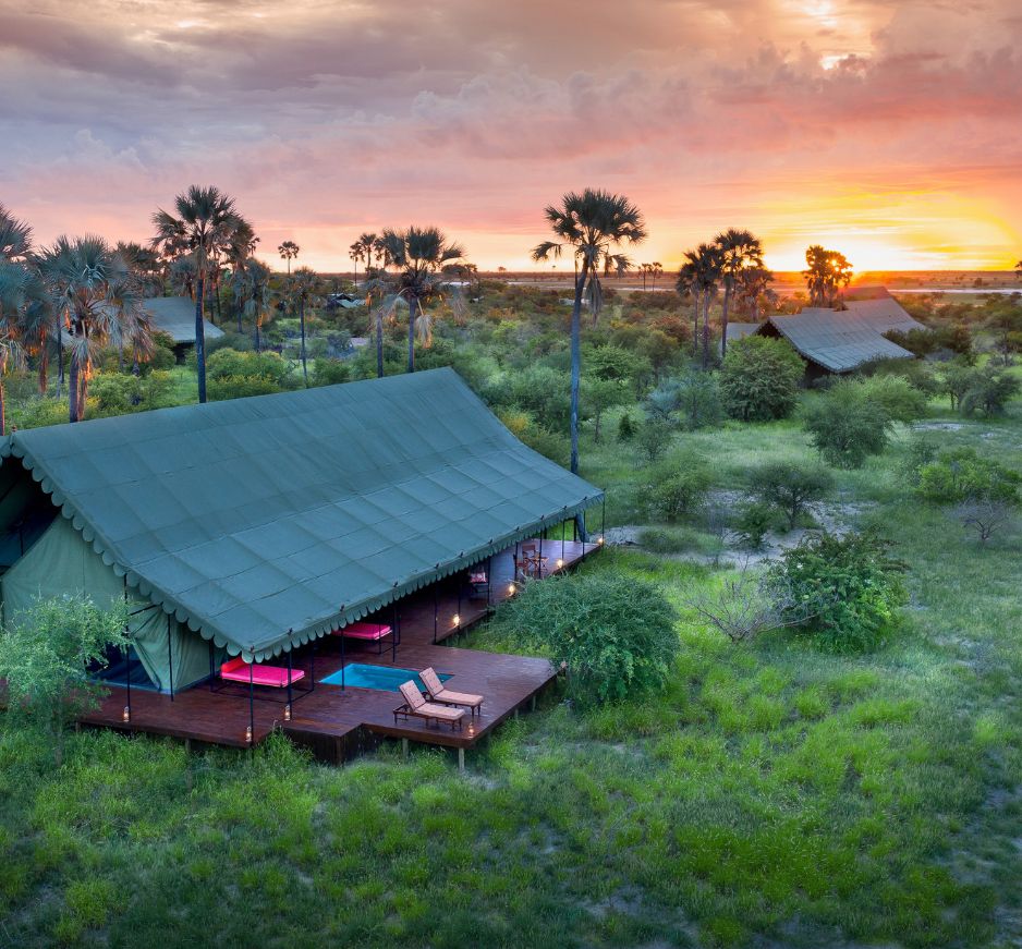 Jack's Camp, Magkadikadi Salt Pans, Botswana