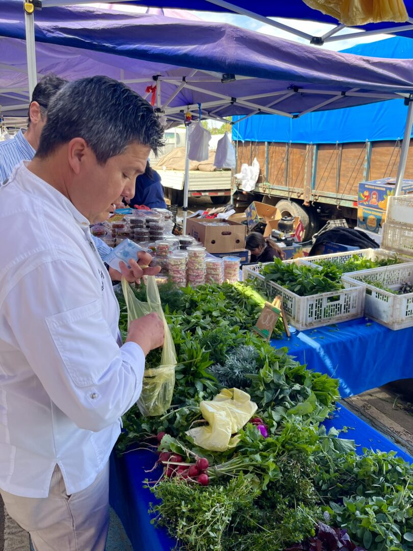 local farmers' market in Santa Cruz