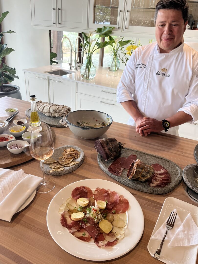 cooking with Chef Leonel