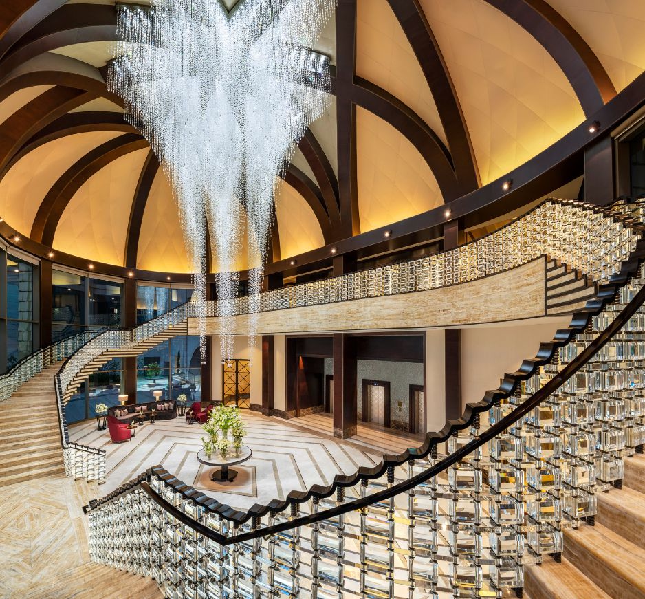 Staircase at The St. Regis Cairo, Egypt
