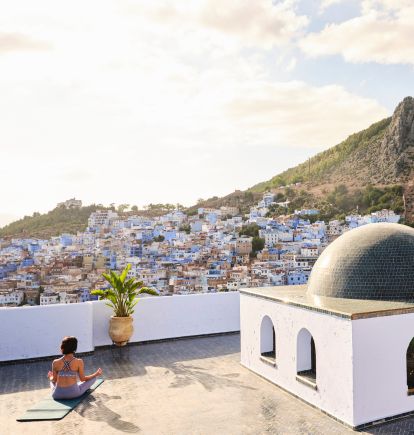 Rooftop, Dar Jasmine, Chefchaouen, Morocco