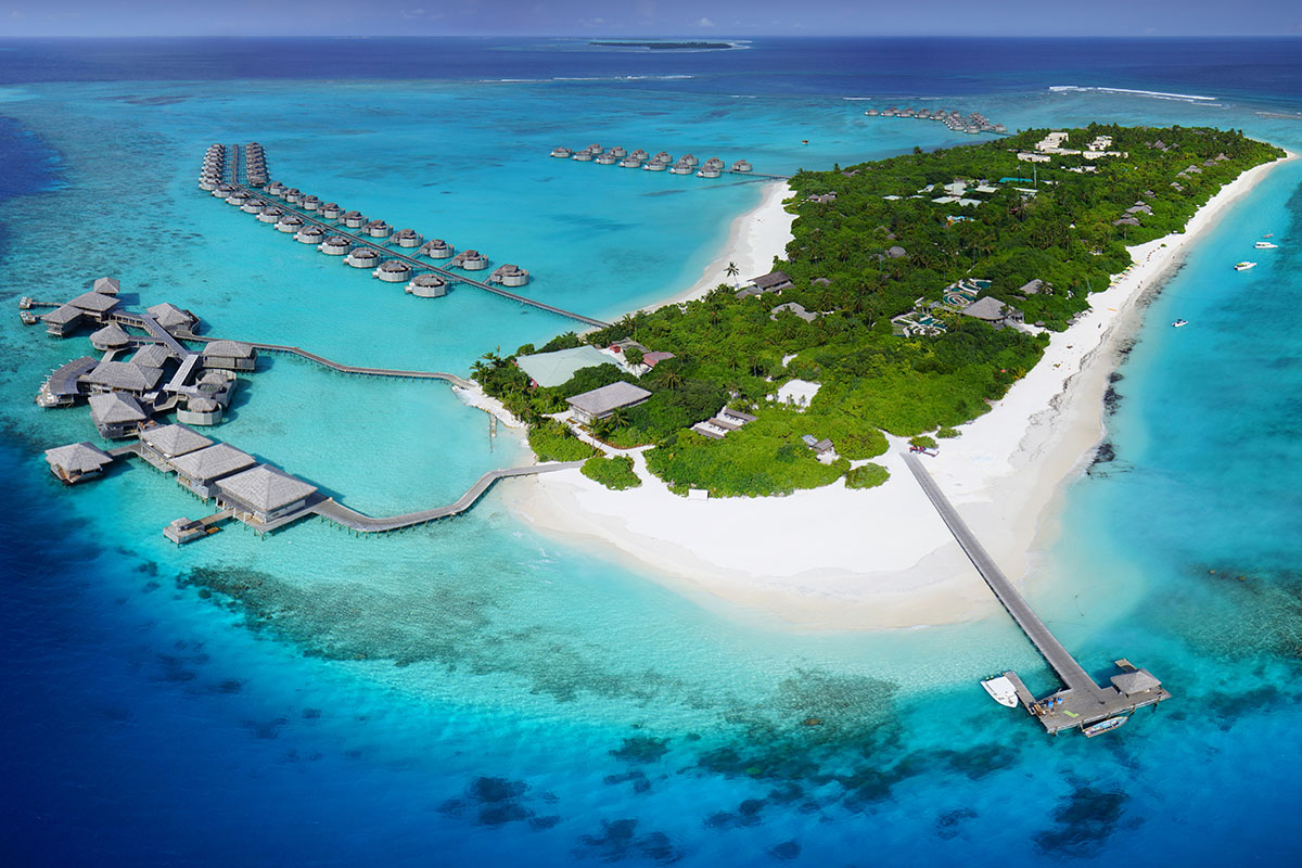 Luxury safaris in Namibia include aerial view of The Nest @ Sossus and Sossus Under Canvas, Private Villa in Namibia