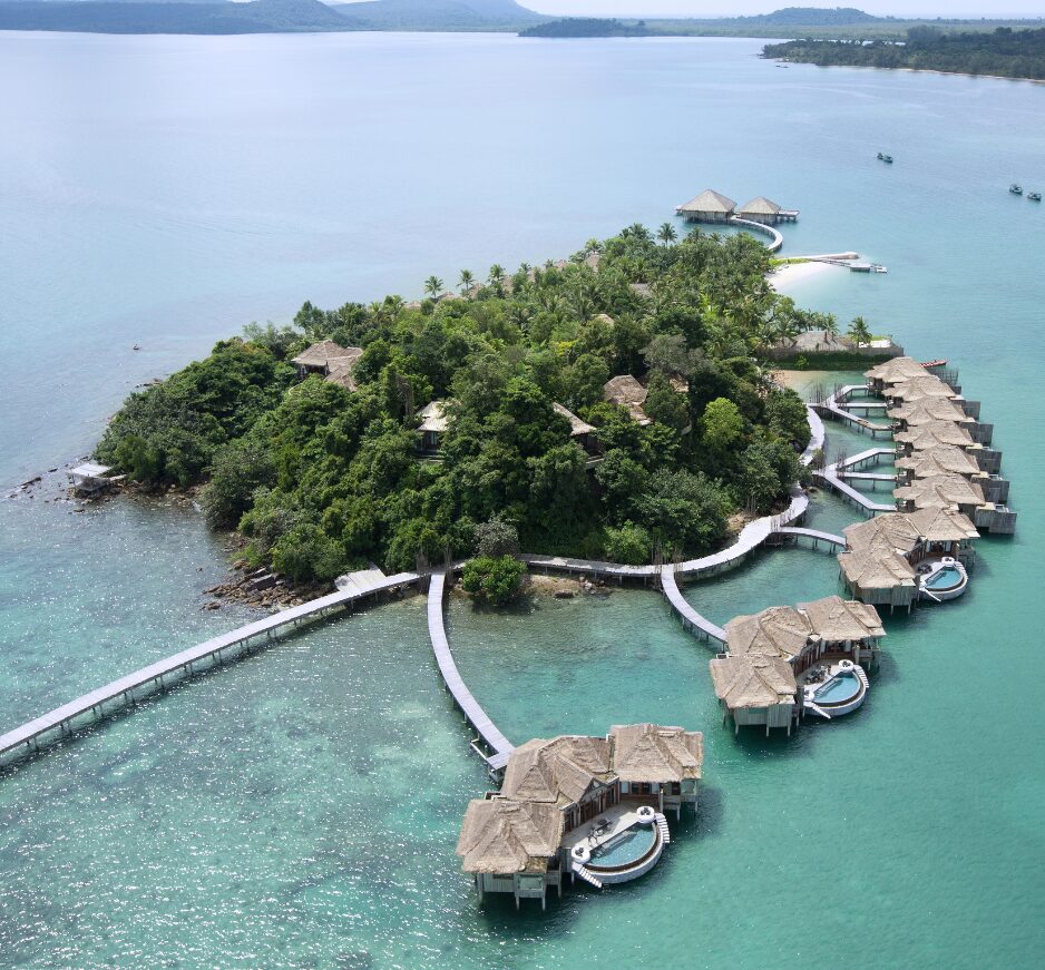 Aerial Drone, Song Saa, Koh Rong, Cambodia