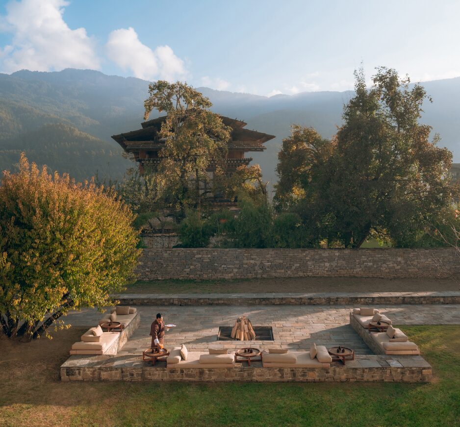 Firepit, Bumthang, Amankora, Bhutan