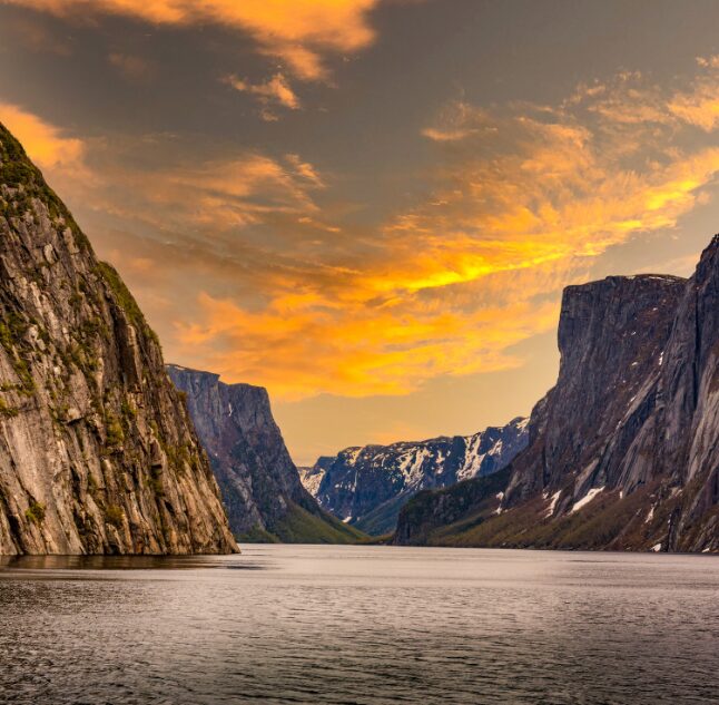 Western Brook Pond, Newfoundland, Canada