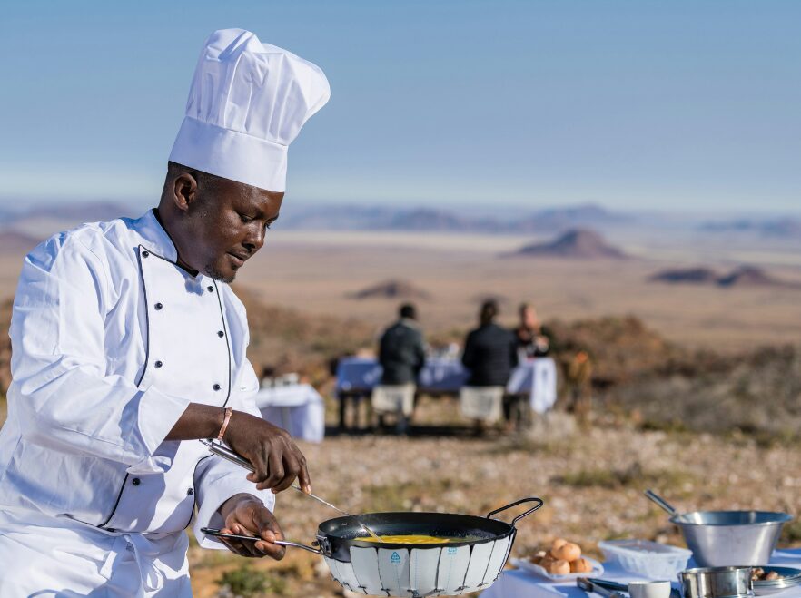 A private picnic near Swakopmund