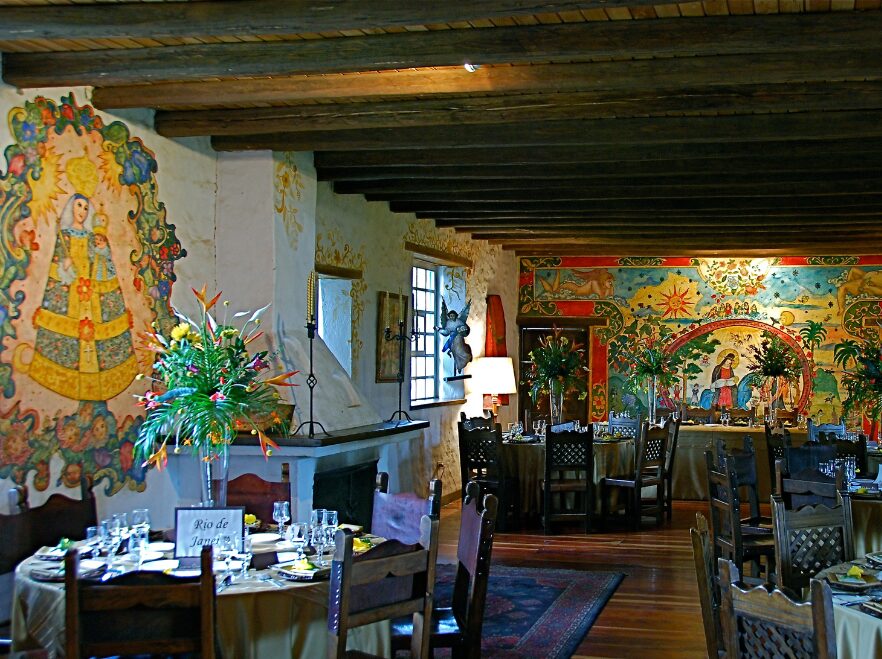 The restaurant at Hacienda Cusin