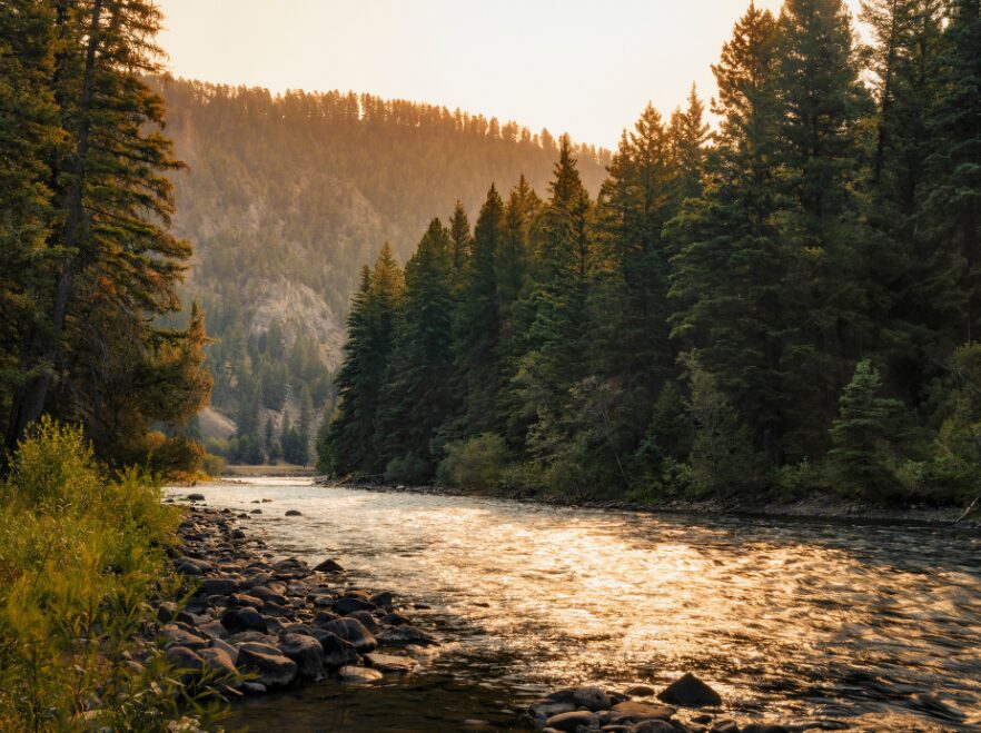 Gallatin River, Big Sky, Montana