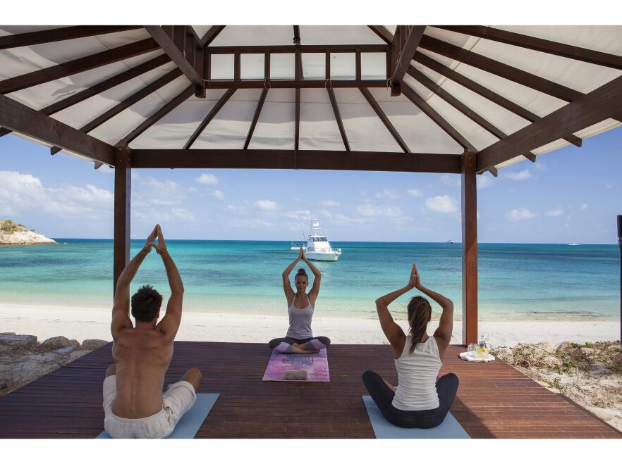 Yoga, Lizard Island, Great Barrier Reef, Queensland, Australia