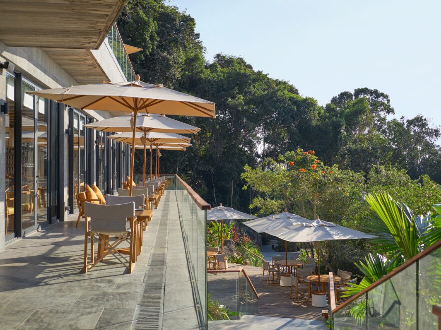 AHA Restaurant Terrace, Six Senses, Krabey Island, Cambodia