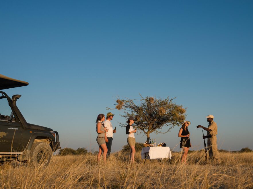 Sundowners at Ongava