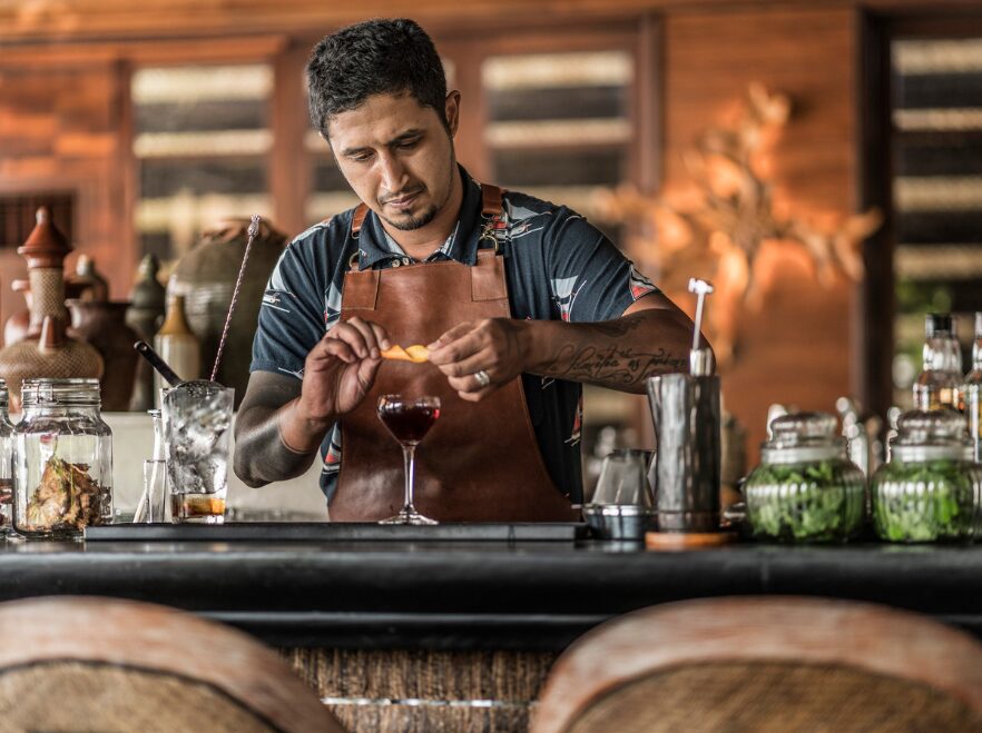 Bartender, Four Seasons Bali at Jimbaran Bay, Indonesia