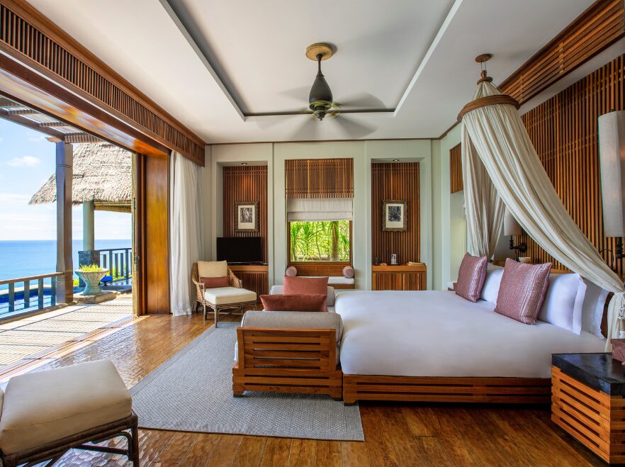 Bedroom, Anantara Maia, Mahe, Seychelles