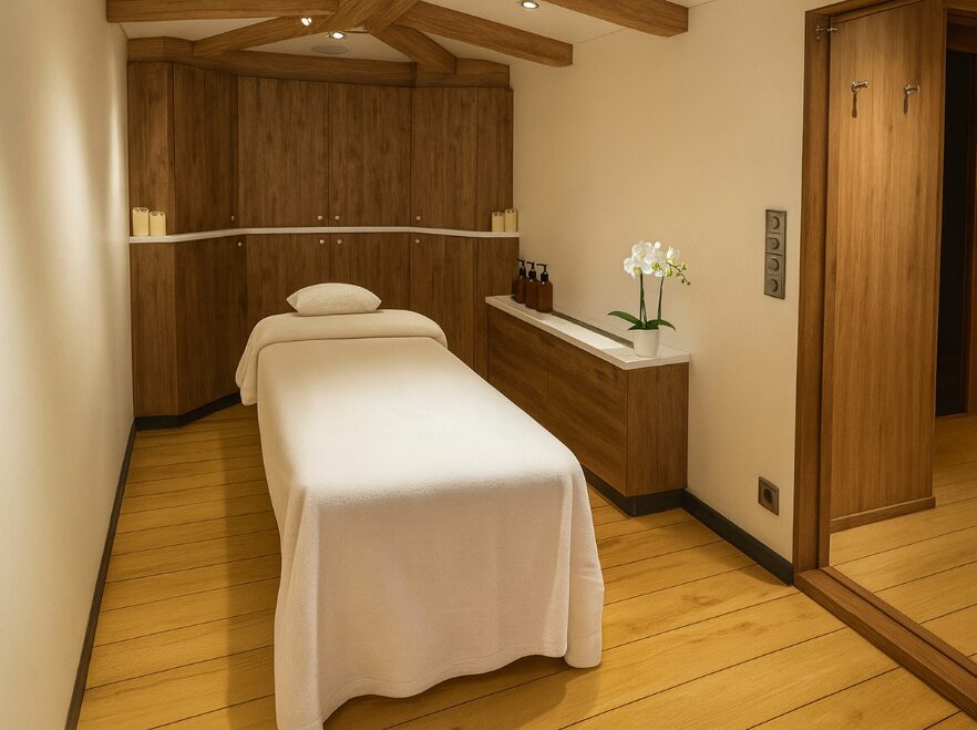 Treatment room on Aqua Lares