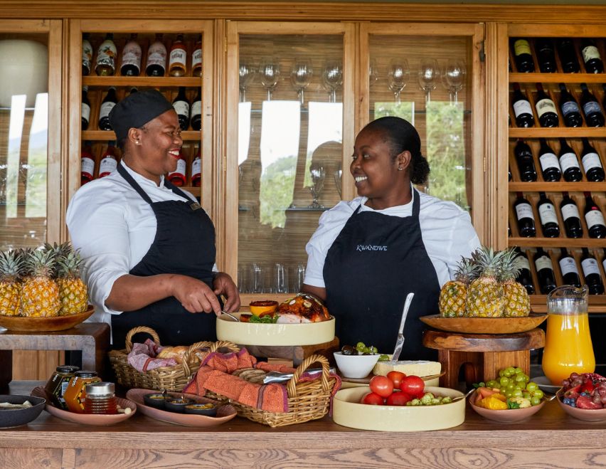 You'll be well fed at Ecca Lodge, Kwandwe Private Game Reserve