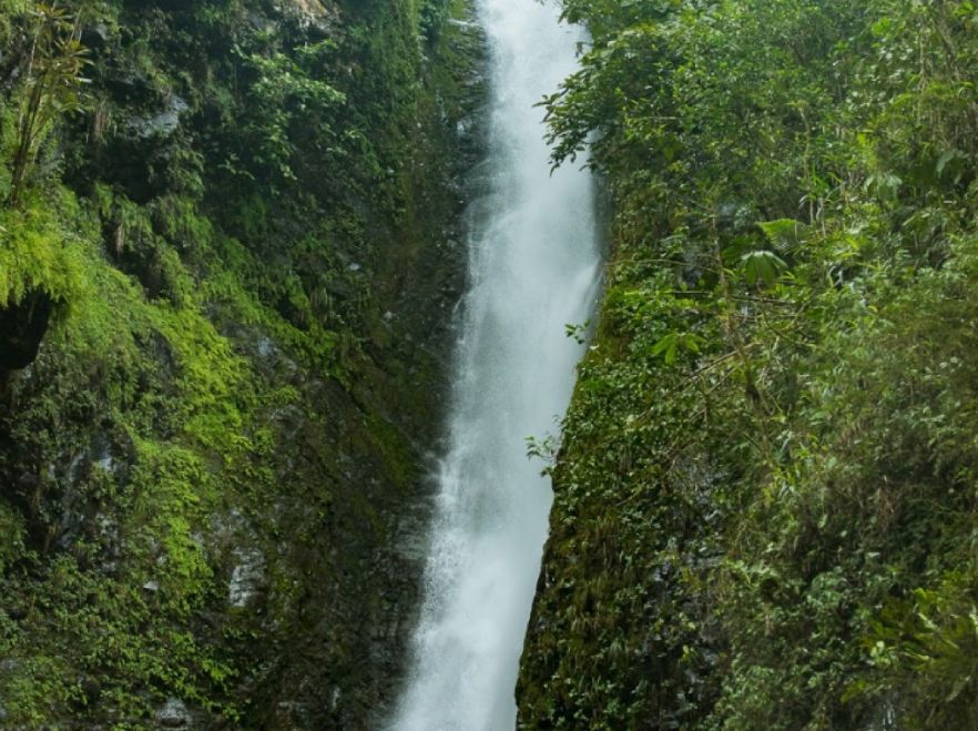 La Danesa Waterfall, Ecuador