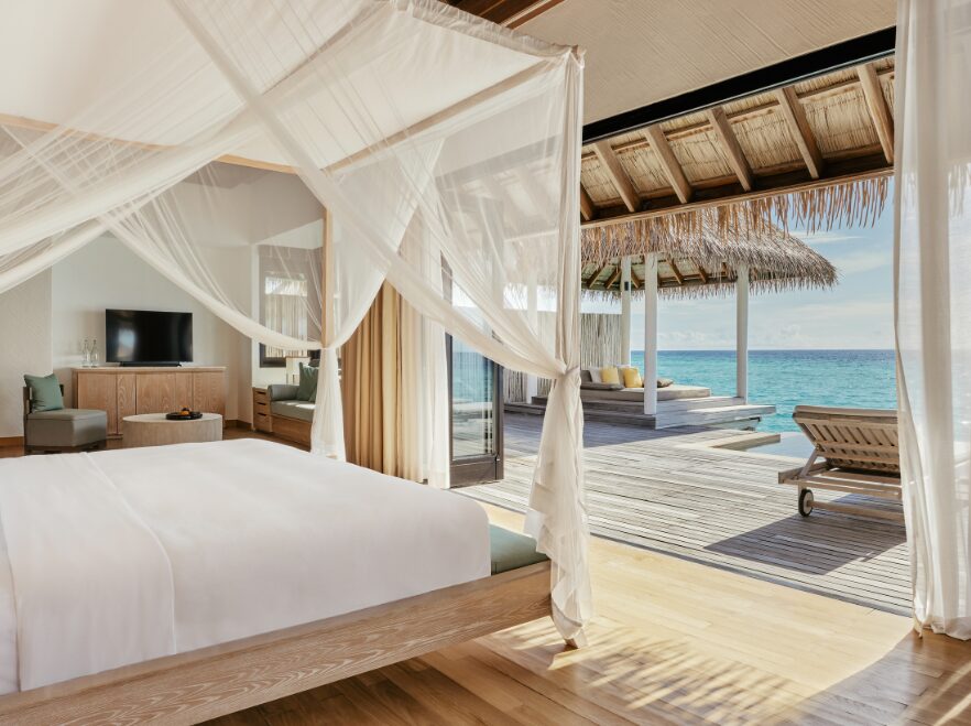 Water Suite Bedroom, COMO Maalifushi, The Maldives