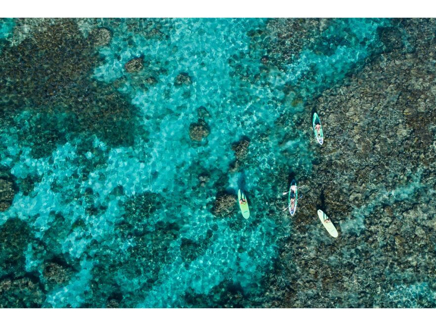 Paddleboarding, Sal Salis, Ningaloo Reef, Western Australia, Australia