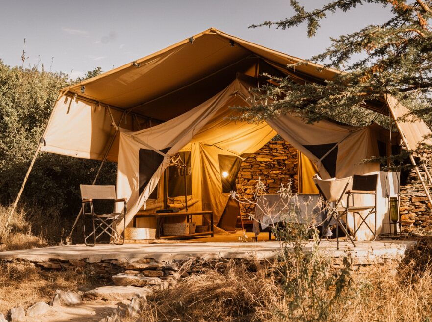 Your tent at Moon's Camp