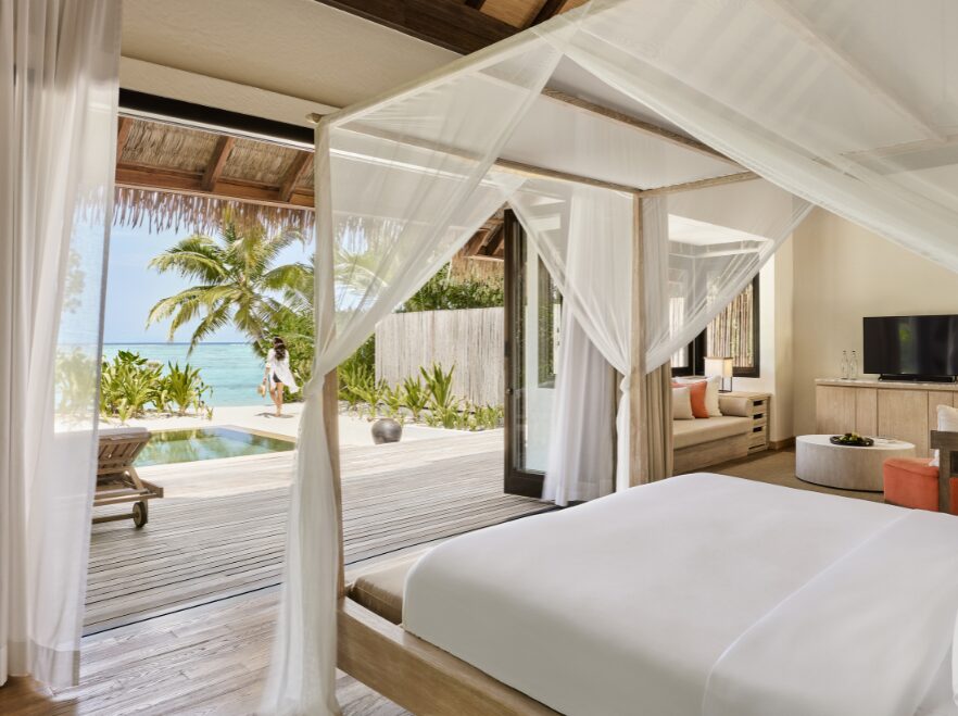 Beach Suite Bedroom, COMO Maalifushi, The Maldives