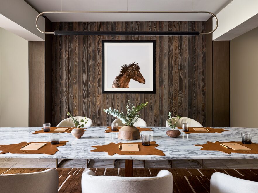 Private dining at the Lodge
