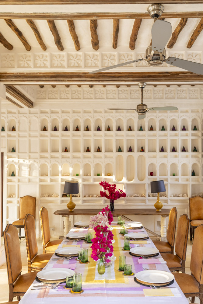 Dining at Housemartin, Lamu, Kenya