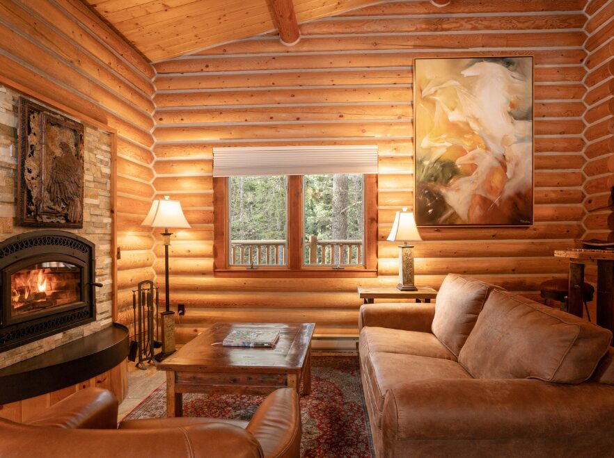 A cabin at Triple Creek Ranch
