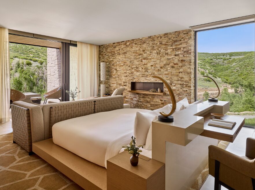 A suite at the Lodge at Blue Sky