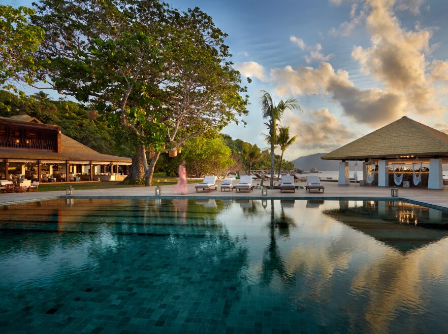 Main Pool, Six Senses, Zil Pasyon, Félicité, Seychelles